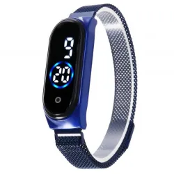 Elegant dameshorloge - touchscreen - digitaal - LED - met magnetische gespHorloges