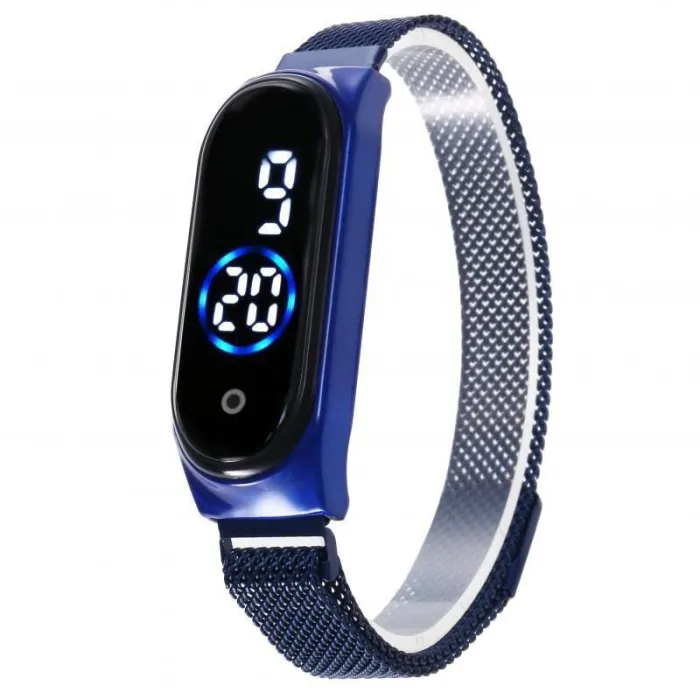 Elegant dameshorloge - touchscreen - digitaal - LED - met magnetische gespHorloges