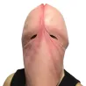 Vollgesichtsmaske aus Latex - für Erwachsene - lustige Penisform - Halloween / Maskeraden