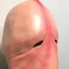 Maska lateksowa na całą twarz - dla dorosłych - zabawny kształt penisa - Halloween / maskaradyMaski