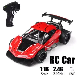 CarrosRC drift racing metal car - off road - 2.4G radio remote control - 1/16 4WD
