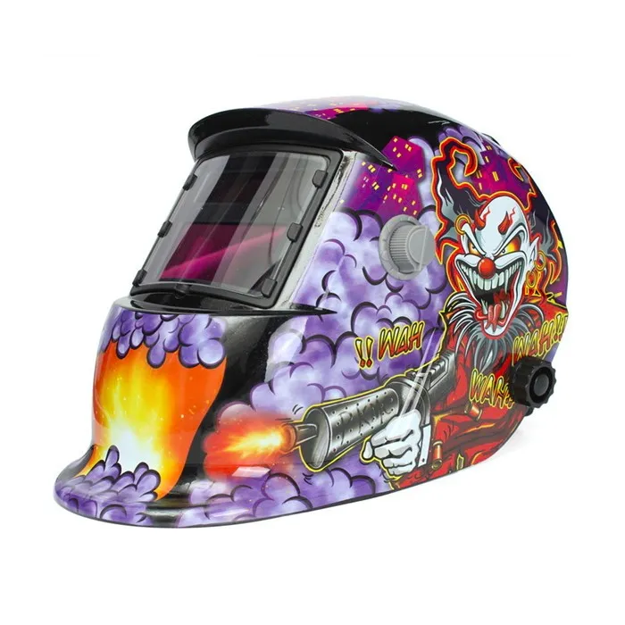 Kask spawalniczy z automatycznym przyciemnianiem - klaunKask Spawalniczy