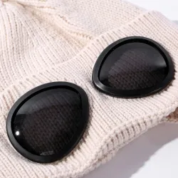 Warme wintermuts - met bril - oren / mondbeschermingDiagnose