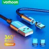 Magnetic charging cable - USB - Micro USB - type-C - fast charge - for iPhone