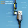 Magnetic charging cable - USB - Micro USB - type-C - fast charge - for iPhone
