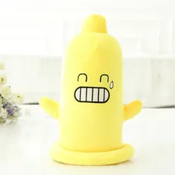 Oreiller en peluche en forme de préservatif - pour adultes