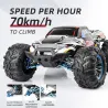 RC samochód ciężarowy - 4WD Off Road - 1:10 - 2,4G - 70 km/h duża prędkość - pilot zdalnego sterowaniaSamochód