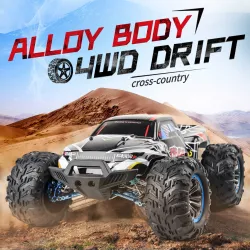 RC samochód ciężarowy - 4WD Off Road - 1:10 - 2,4G - 70 km/h duża prędkość - pilot zdalnego sterowaniaSamochód