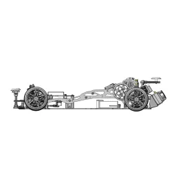3RACING Sakura D5S MR - DIY kit - 1/10 - fjärrkontroll - RC bil rammodell