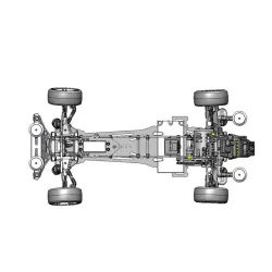 3RACING Sakura D5S MR - DIY kit - 1/10 - fjärrkontroll - RC bil rammodell
