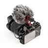BOYA BY-MM1 - mikrofon - z futerkiem - nagrywanie wideo - do iPhone X 8 7 Huawei Nikon Canon DSLRMikrofony
