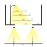 LED gatelys - lampe - vanntett - 30W - 50W - 80W - 100W - 120W - 150W - 200W