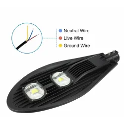 LED gadelys - lampe - vandtæt - 30W - 50W - 80W - 100W - 120W - 150W - 200W