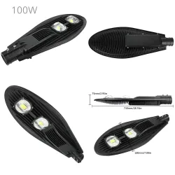 Lampione stradale a LED - lampada - impermeabile - 30W - 50W - 80W - 100W - 120W - 150W - 200W