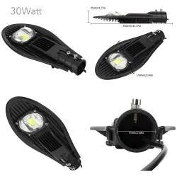 LED gadelys - lampe - vandtæt - 30W - 50W - 80W - 100W - 120W - 150W - 200W