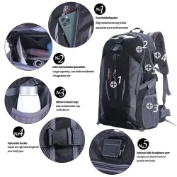 MochilasMochila impermeable de nylon - escalada / senderismo / bolsa de viaje - unisex