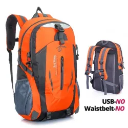 Vattentät nylonryggsäck - klättring / vandring / åkpåse - unisex