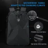 Modny plecak - wodoodporny - antykradzieżowy - port ładowania USB - na laptopa 17,3 calaPlecaki