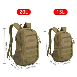 Plecak taktyczny / wojskowy - wodoodporny - 15L - 20LPlecaki