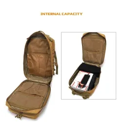 Zaino tattico militare - impermeabile - grande capacità - 30L - 50L