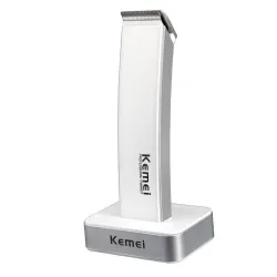 Kemei KM-619 - Haarschneider - wiederaufladbar - superschlank - mit Ständer