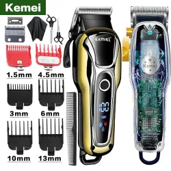 Kemei KM-1990 - professionele tondeuse / trimmer - LCD displayTondeuses