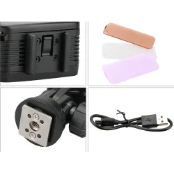 LED-ljus för GoPro actionkamera - 40m vattentät - för dykning & undervatten