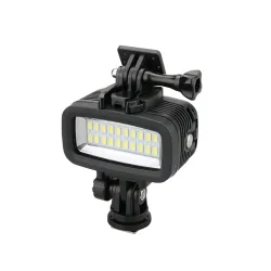LED-ljus för GoPro actionkamera - 40m vattentät - för dykning & undervatten