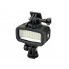 LED light for GoPro action camera - 40m water resistant - for diving & underwater