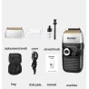 Kemei KM-2026 - elektrisch scheerapparaat / baardtrimmer - LCD - 3 snelheden - 0.0mmTondeuses