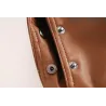 Vintage lockere Lederjacke - mit Gürtel