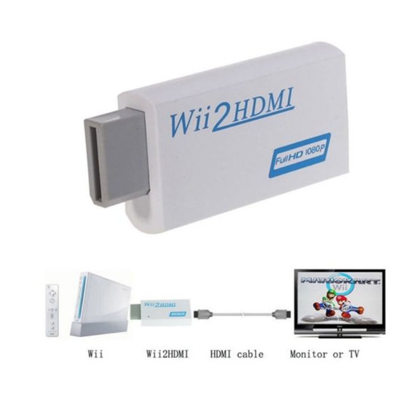 Wii HDMI adapter converter omvormer Wii2HDMI 1080PWii & Wii U