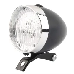 Luces3 LED - vintage - faro de bicicleta - delantero - flash
