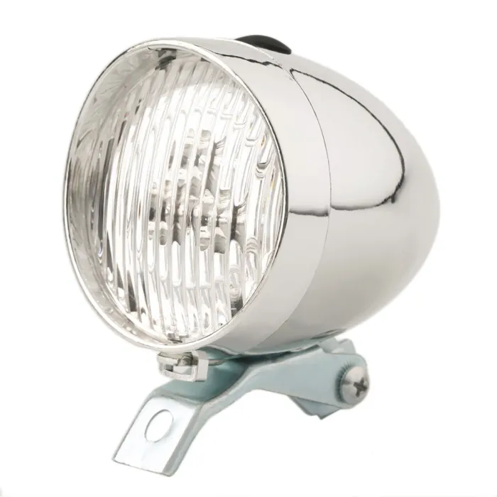 3 LED - vintage - phare de vélo - avant - flash