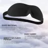 Sleeping mask - 3D soft foam - silmänaamio