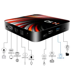 Android boxAndroid 10 - 4GB - 32GB - 64GB - 4K - Video 3D - Wifi - Bluetooth - caja de TV inteligente
