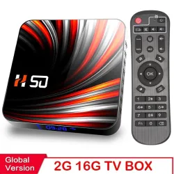Android 10 - 4Go - 32Go - 64Go - 4K - Vidéo 3D - Wifi - Bluetooth - Smart TV box