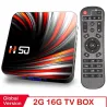 Android boxAndroid 10 - 4GB - 32GB - 64GB - 4K - Video 3D - Wifi - Bluetooth - caja de TV inteligente