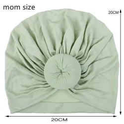 Turban en coton - bonnet - pour maman / bébé