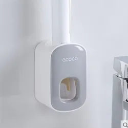 Automatic toothpaste dispenser - wall mounted