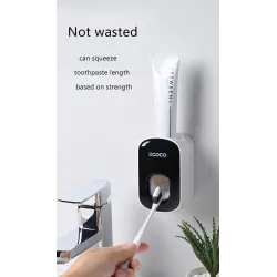 Automatic toothpaste dispenser - wall mounted