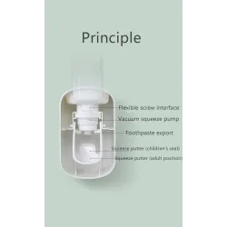 Automatic toothpaste dispenser - wall mounted