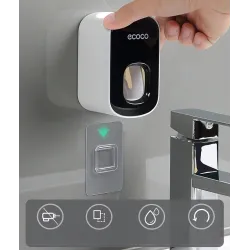 Automatic toothpaste dispenser - wall mounted