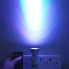 E14E14 - E27 - GU10 / 5W - 7W - AC110V - 220V - Bombilla LED RGB regulable con mando a distancia IR 16 colores