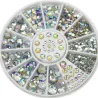 Strass acrylique - multi-tailles - pour la décoration des ongles
