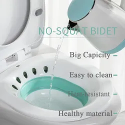 Bidet pliant pour femme - siège de toilette - irrigateur - autonettoyant