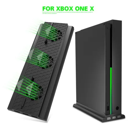 OIVO - podstawka pionowa - uchwyt - wentylator zewnętrzny - 3 porty USB - do konsoli Xbox One XXbox One
