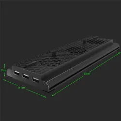 OIVO - podstawka pionowa - uchwyt - wentylator zewnętrzny - 3 porty USB - do konsoli Xbox One XXbox One