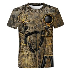 Alte schwarze ägyptische Kunst - 3D gedruckt - Kurzarm-T-Shirt