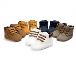 Infants / baby leather shoes - soft sole - first walkers